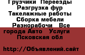 Грузчики. Переезды. Разгрузка фур. Такелажные работы. Сборка мебели. Разнорабочи - Все города Авто » Услуги   . Псковская обл.